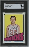 1972 Topps #15 jerry Lucas 9 card progressive proof.